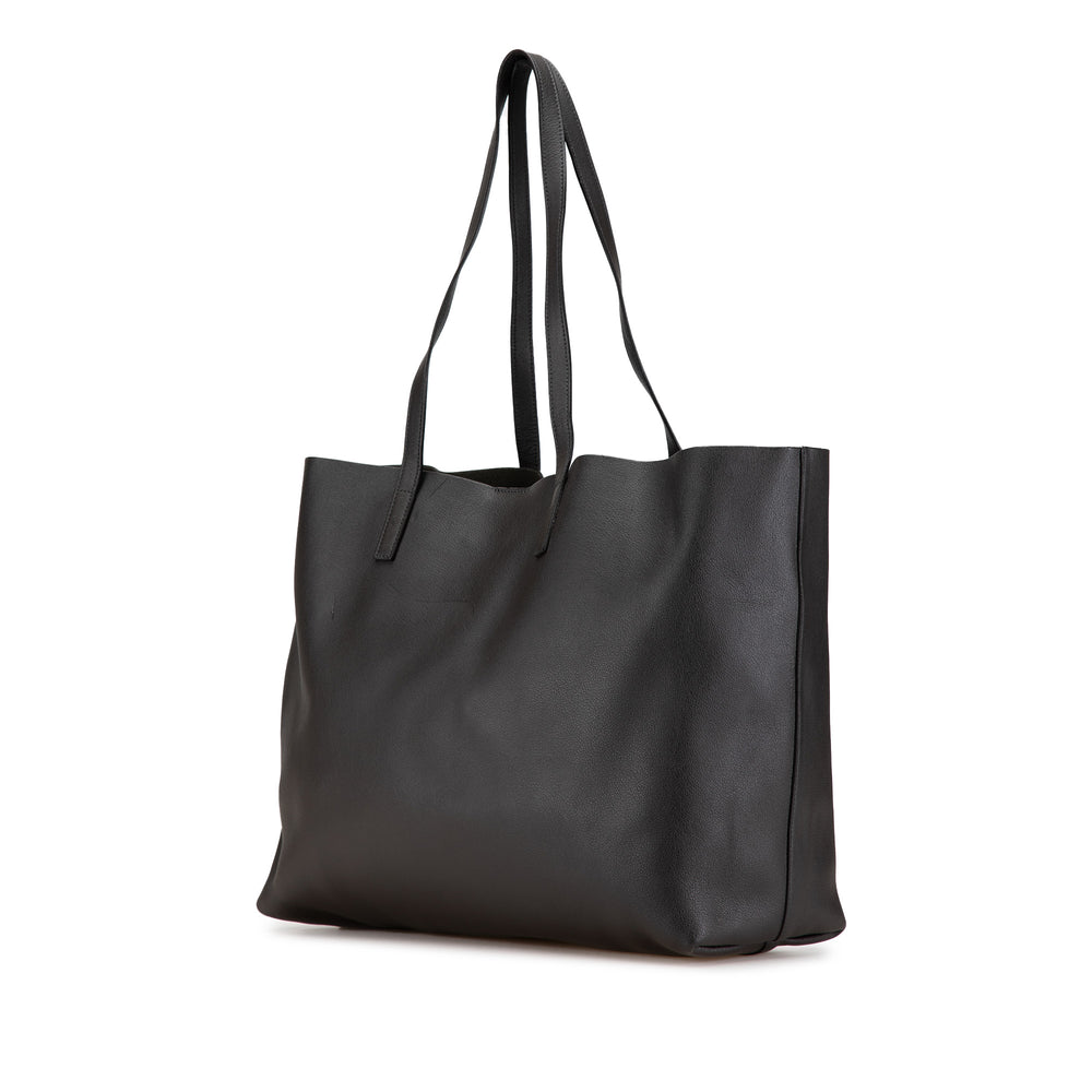 Large East/West Shopping Tote Gray - Gaby Paris