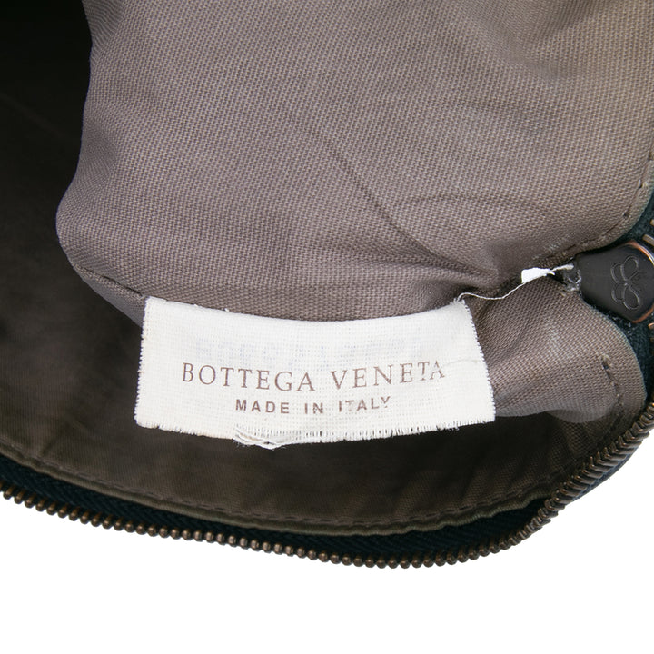 Nappa Intrecciato Clutch Black - Gaby Paris