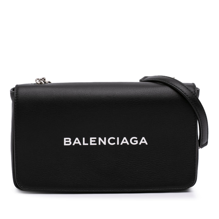 Balenciaga Cuir Everyday Wallet on Chain