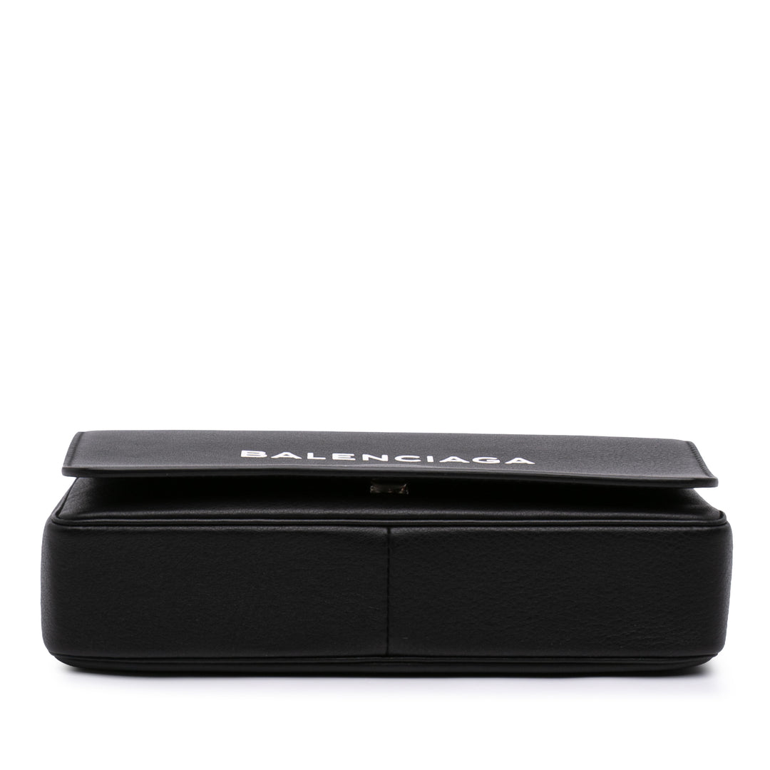 Balenciaga Cuir Everyday Wallet on Chain
