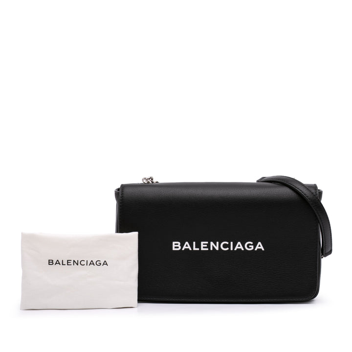 Balenciaga Cuir Everyday Wallet on Chain