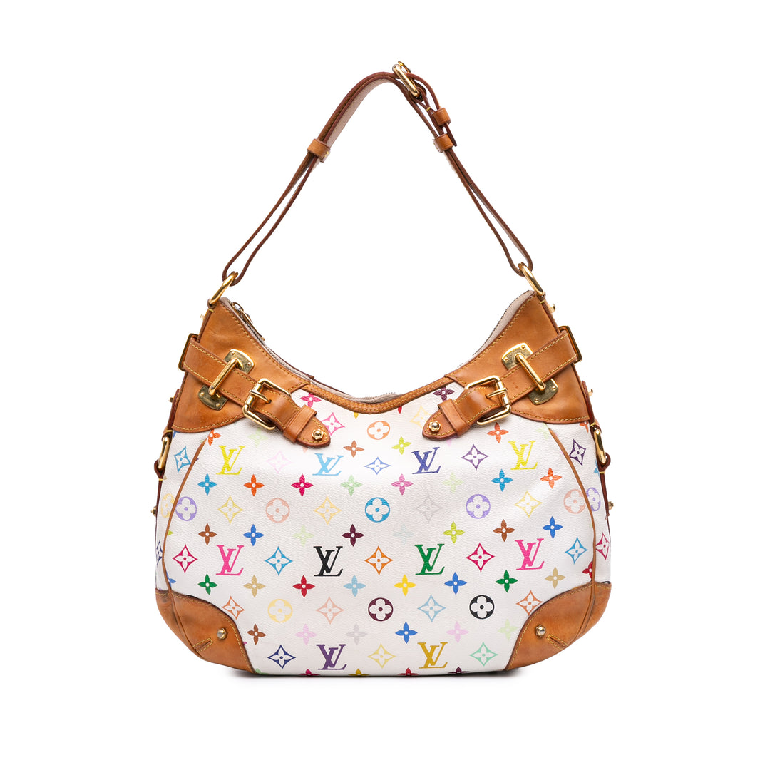 Monogram Multicolore Greta White - Gaby Paris