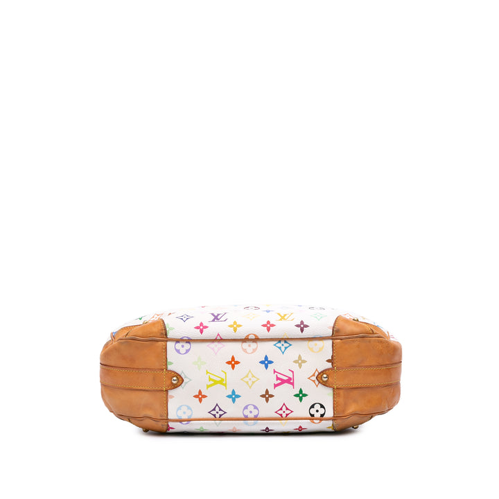 Monogram Multicolore Greta White - Gaby Paris