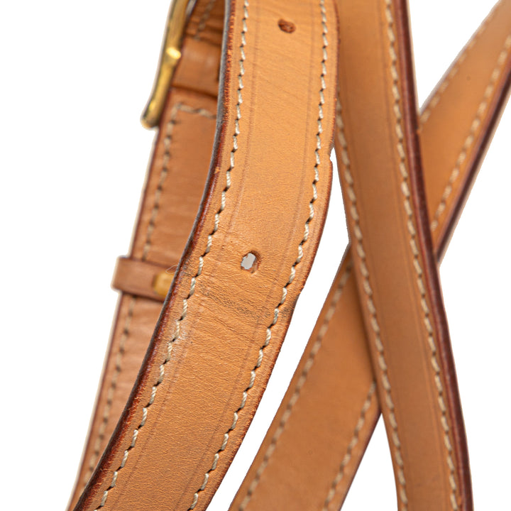 Macadam Coated Canvas Crossbody Brown - Gaby Paris