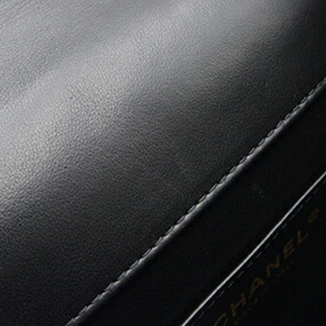 Chanel Mini Square Matelassé Tweed Houndstooth Straight Simple rabat