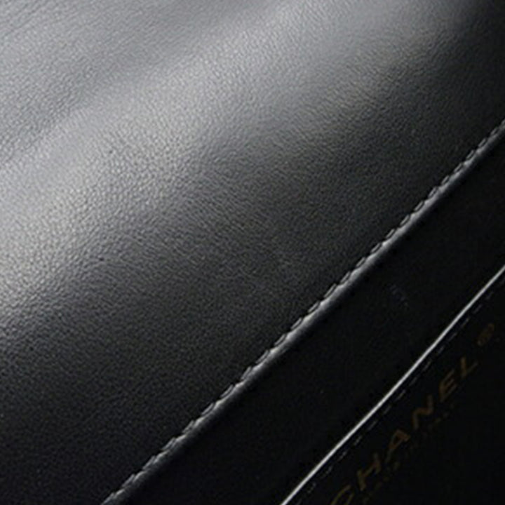 Chanel Mini Square Matelassé Tweed Houndstooth Straight Simple rabat