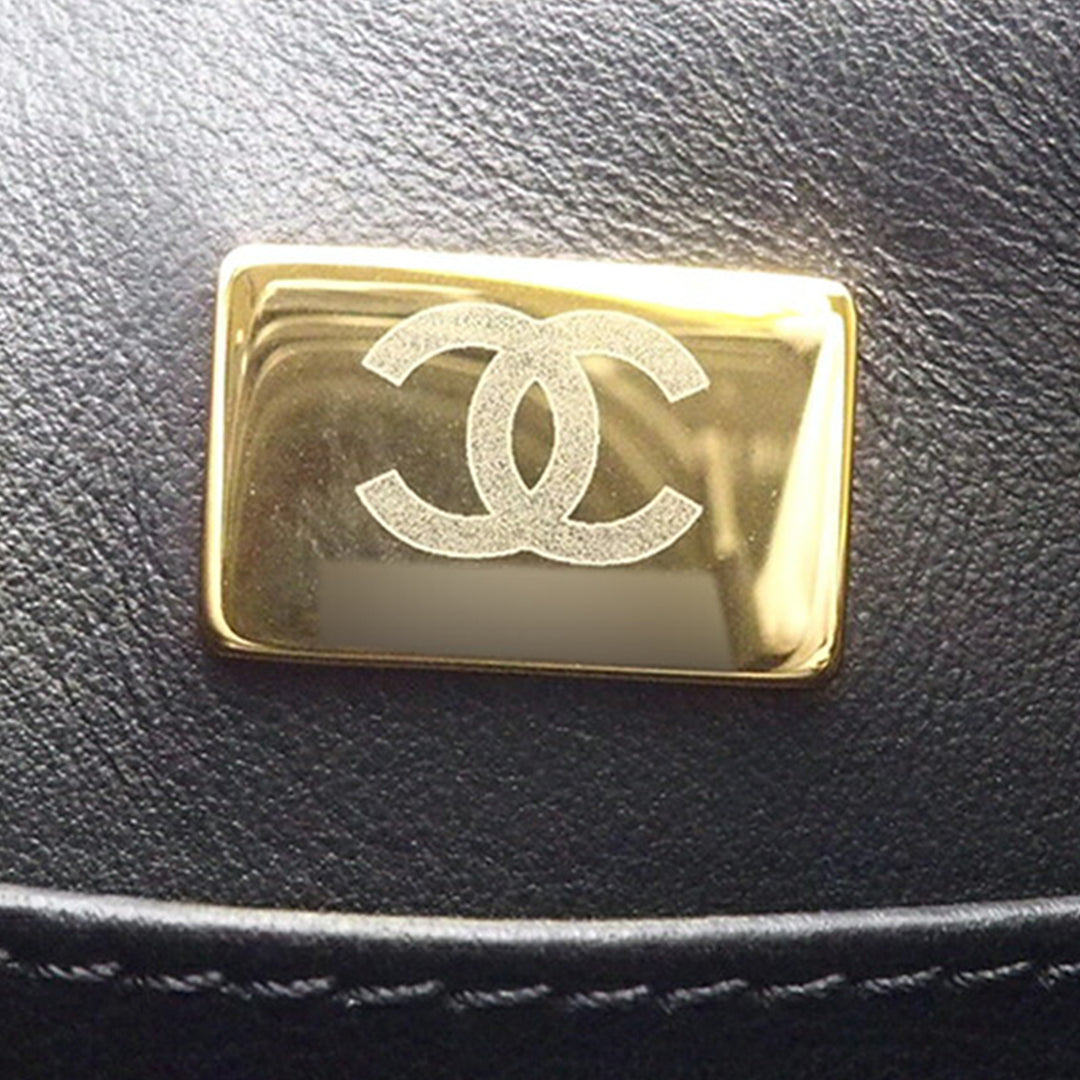 Chanel Mini Square Matelassé Tweed Houndstooth Straight Simple rabat