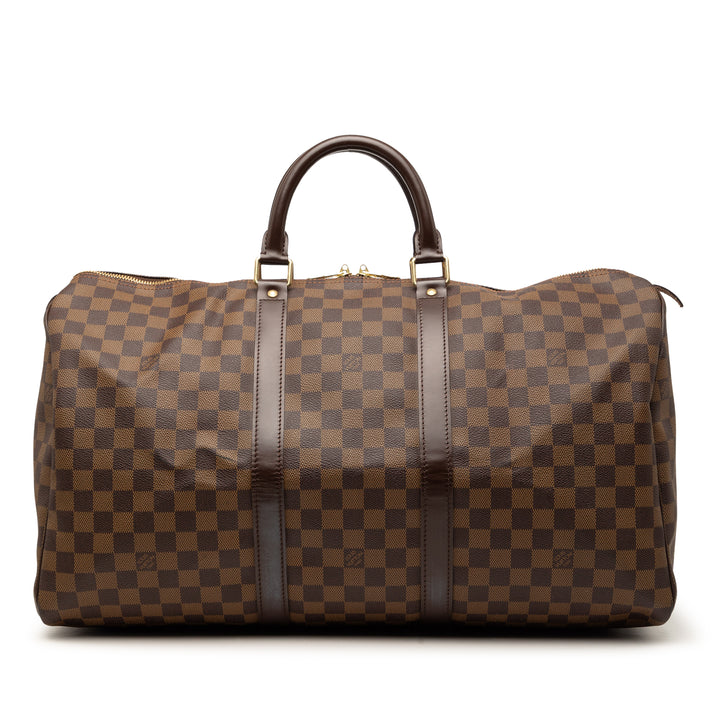 Louis Vuitton Damier Ebene Keepall 50
