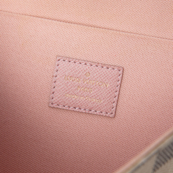 Louis Vuitton Pochette Felicie Damier Azur Blanc – vue 5 – GABY PARIS
