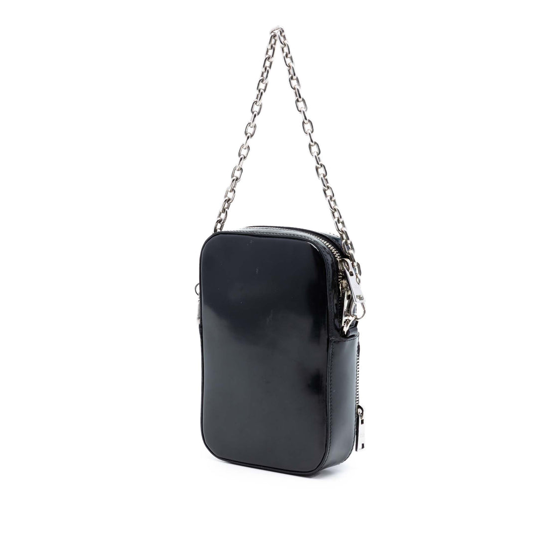 Prada Mini Brushed Cuir Phone Pochette