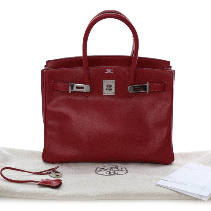 Hermès Epsom Birkin Retourne 30 Rouge – GABY PARIS Authentique
