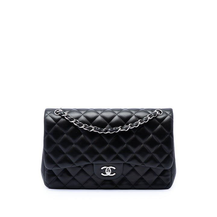 Chanel Jumbo Classic Cuir d’agneau Double rabat