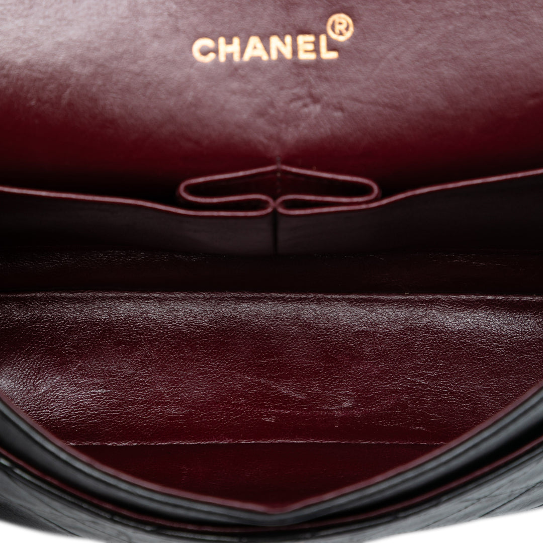 Chanel Medium Classic Cuir d’agneau Double rabat