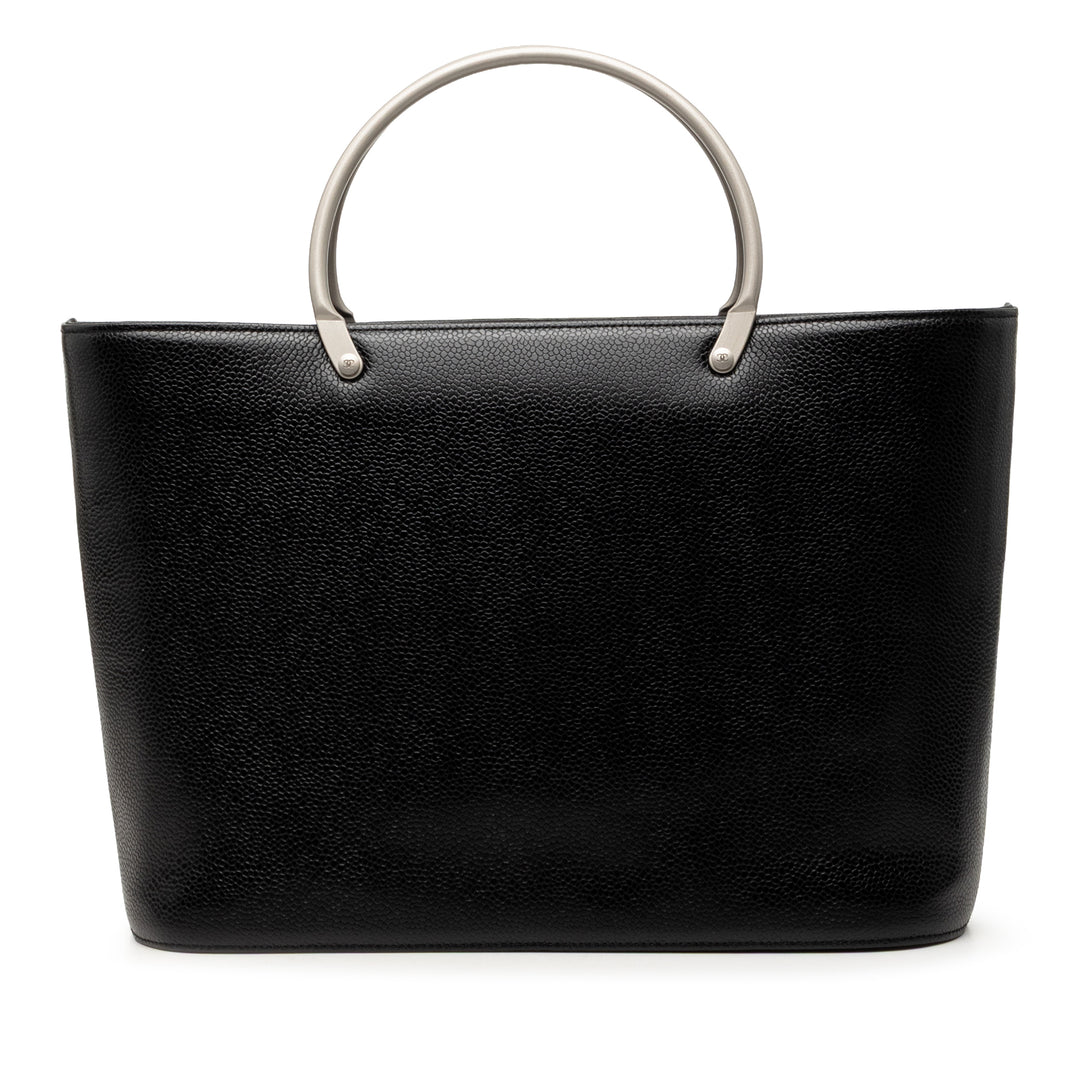 Chanel CC Caviar Metal anse supérieure Cabas