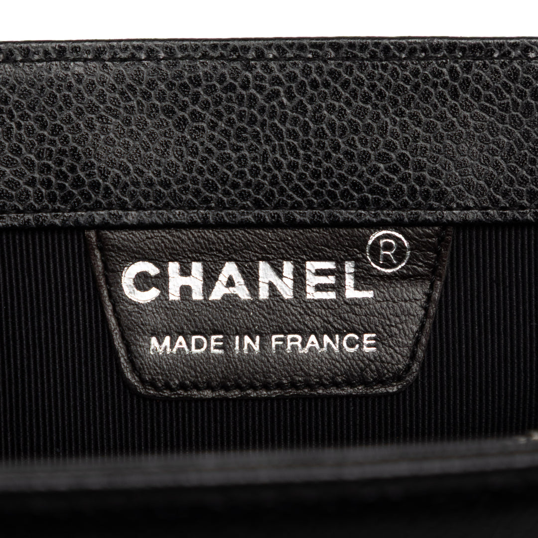 Chanel CC Caviar Metal anse supérieure Cabas