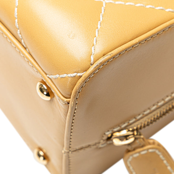 Chanel CC Wild Stitch Sac à main Marron – GABY PARIS Authentique
