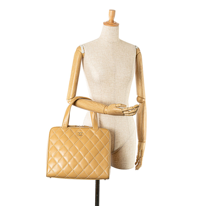 Chanel CC Wild Stitch Sac à main Marron – GABY PARIS Authentique