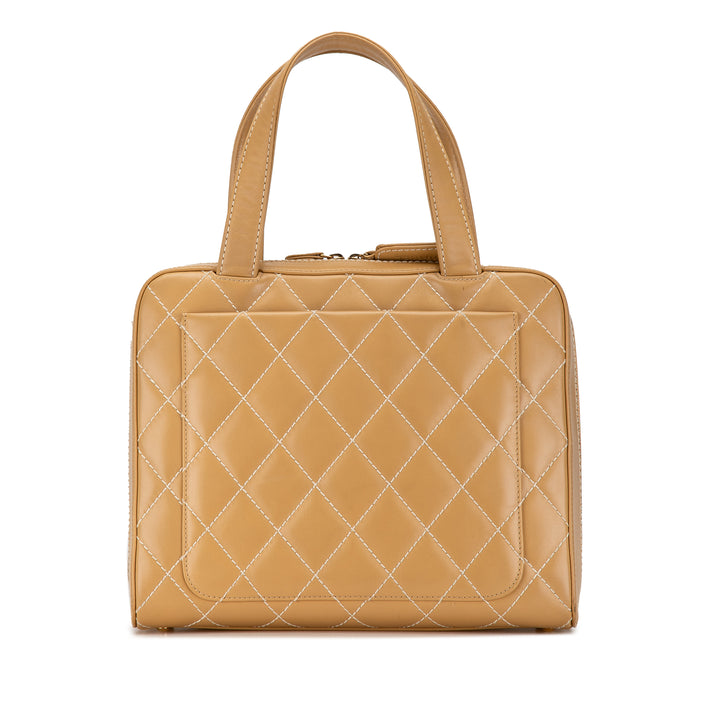 Chanel CC Wild Stitch Sac à main Marron – GABY PARIS Authentique
