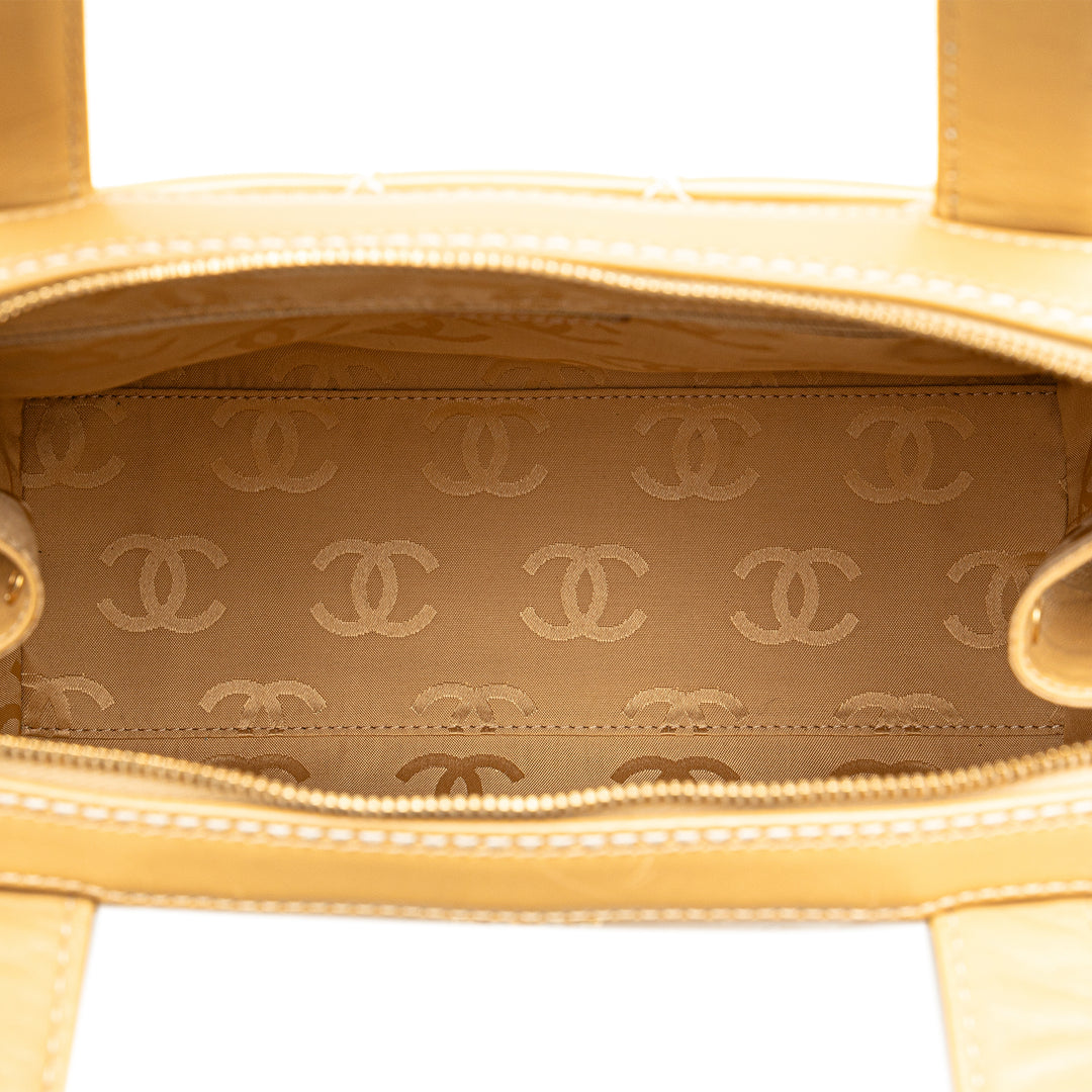 Chanel CC Wild Stitch Sac à main Marron – GABY PARIS Authentique