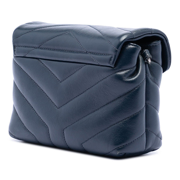 Saint Laurent Toy Matelasse Cuir de veau Monogram LouLou Sac porté croisé