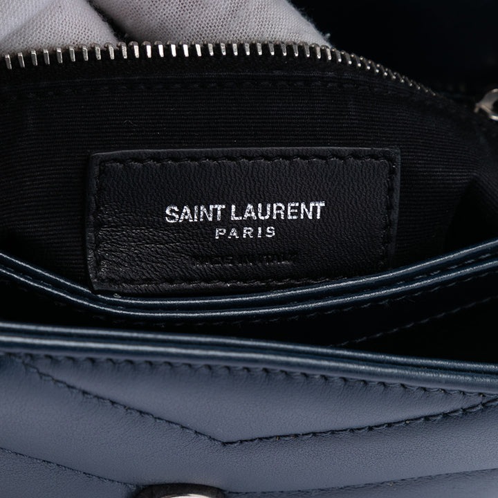Saint Laurent Toy Matelasse Cuir de veau Monogram LouLou Sac porté croisé