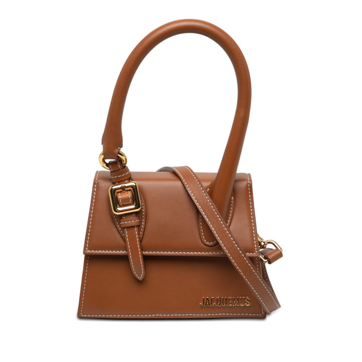 Jacquemus Sac à main Le Chiquito Boucle Marron – vue principale – GABY PARIS