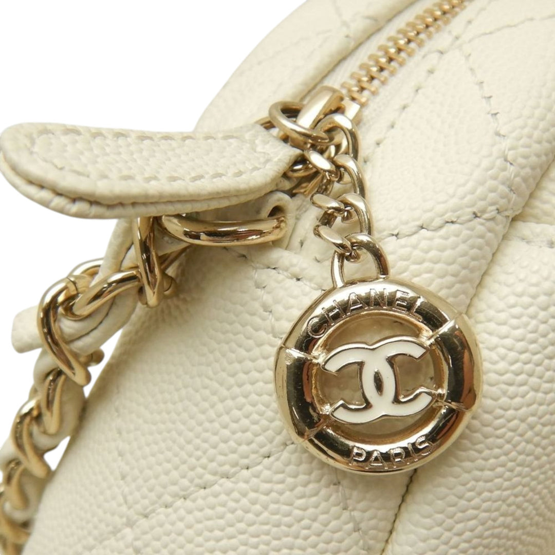 Chanel CC Matelassé Caviar Day Sac caméra