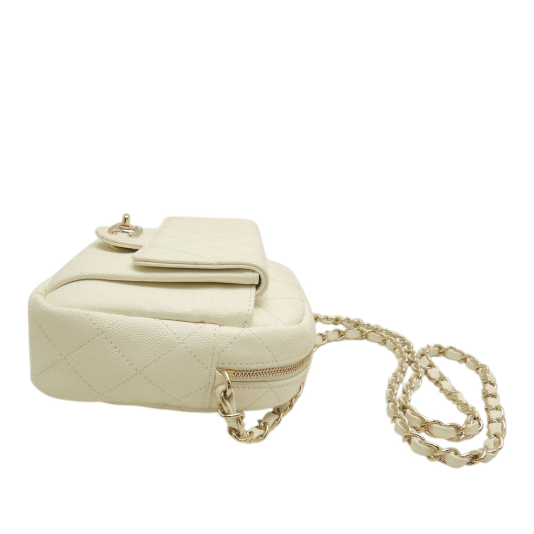 Chanel CC Matelassé Caviar Day Sac caméra