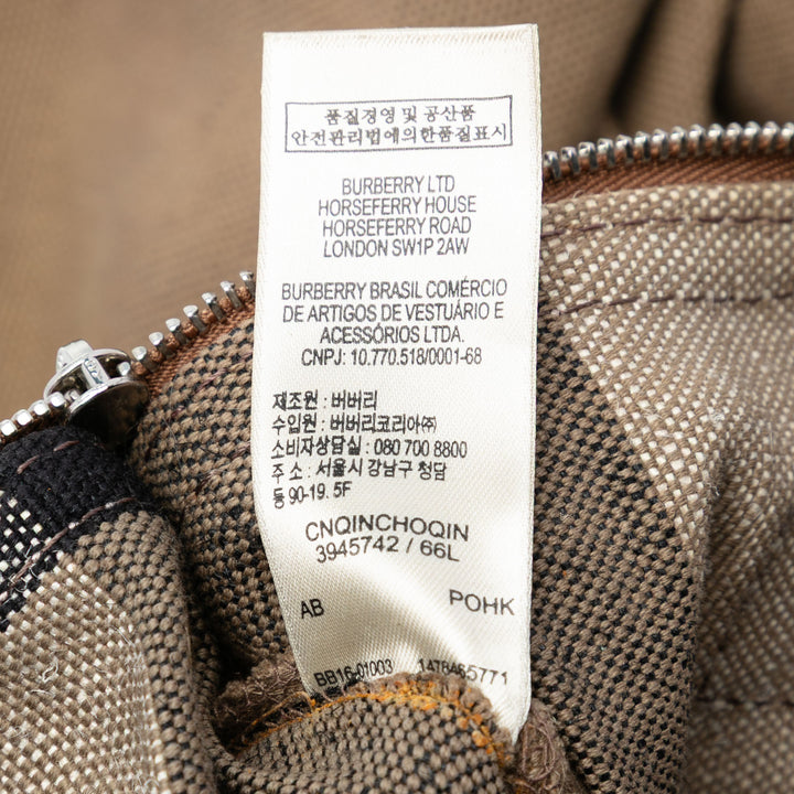 Burberry Medium Mega Check Toile Ashby Bucket Sac