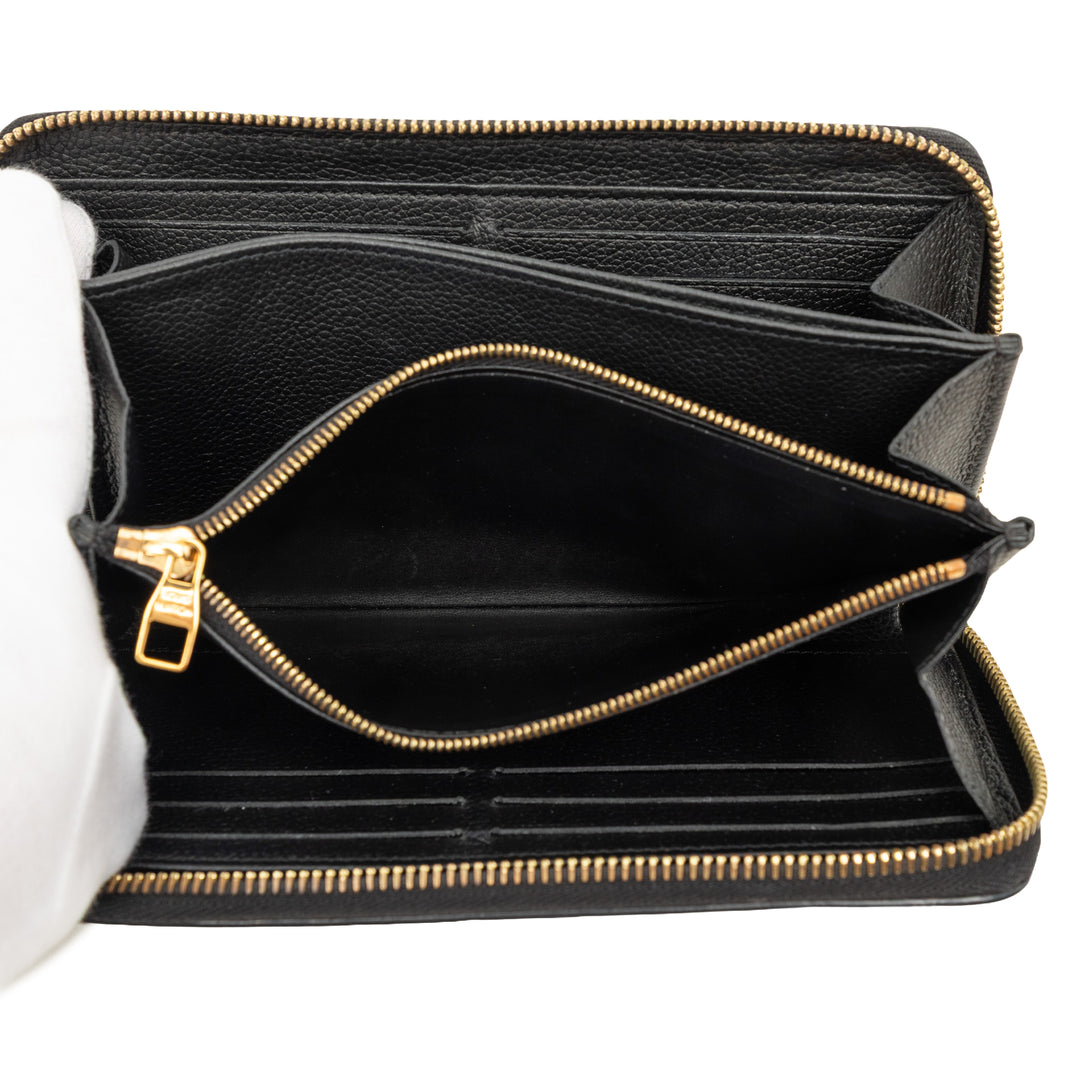 Louis Vuitton Zippy Portefeuille long Cuir Monogram Empreinte