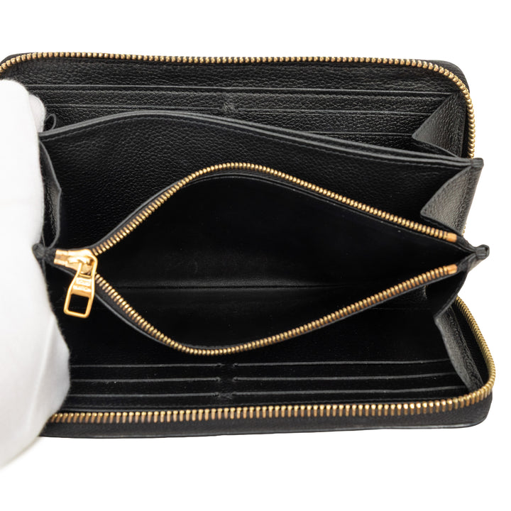 Louis Vuitton Zippy Portefeuille long Cuir Monogram Empreinte