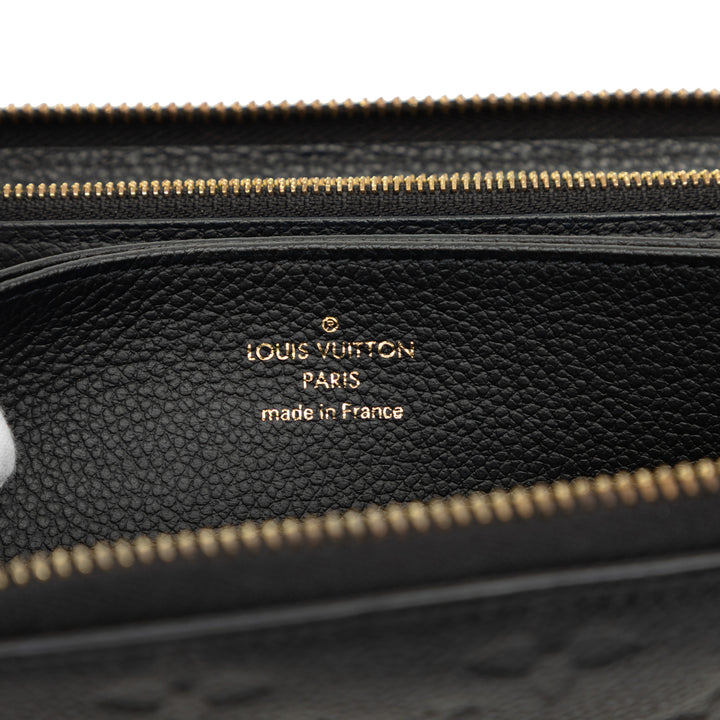 Louis Vuitton Zippy Portefeuille long Cuir Monogram Empreinte