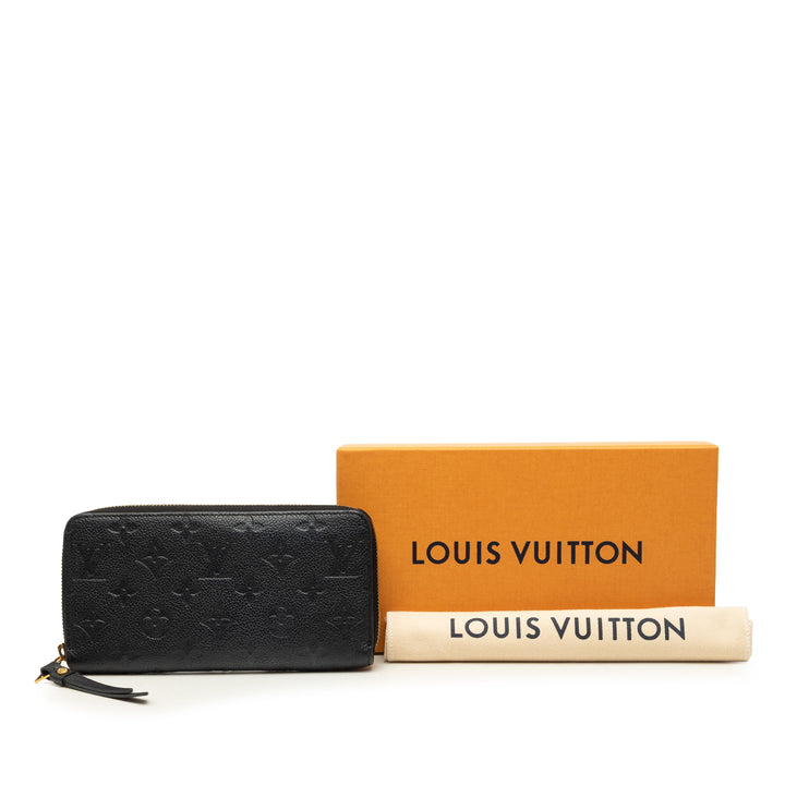Louis Vuitton Zippy Portefeuille long Cuir Monogram Empreinte