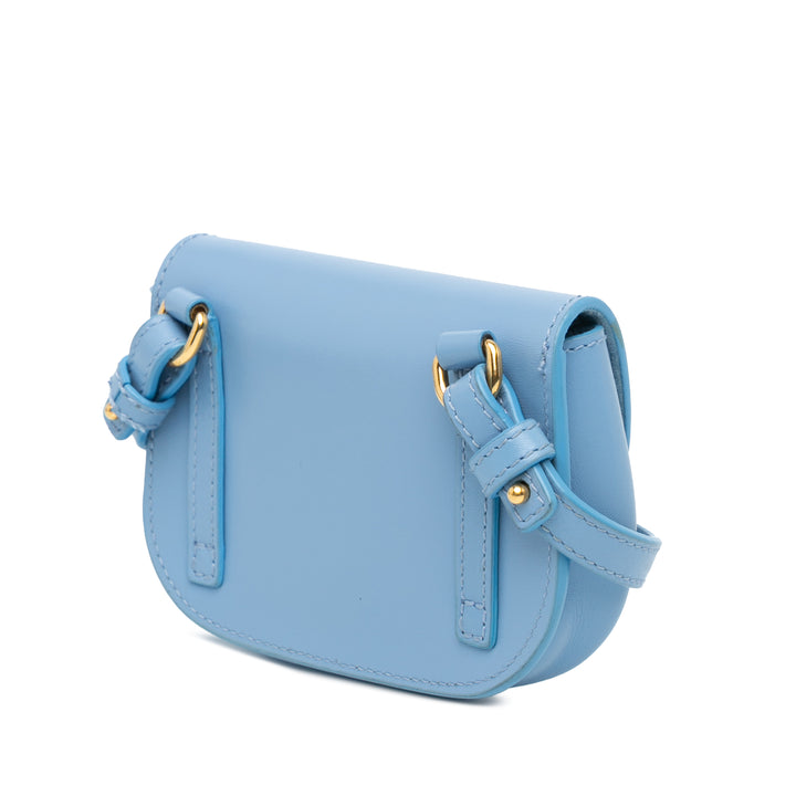Dior Micro Cuir Bobby Sac porté croisé bleu