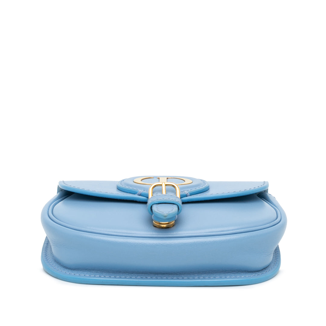 Dior Micro Cuir Bobby Sac porté croisé bleu