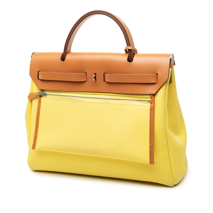 Hermès Sac à main Herbag Zippé 31 Marron – vue 2 – GABY PARIS