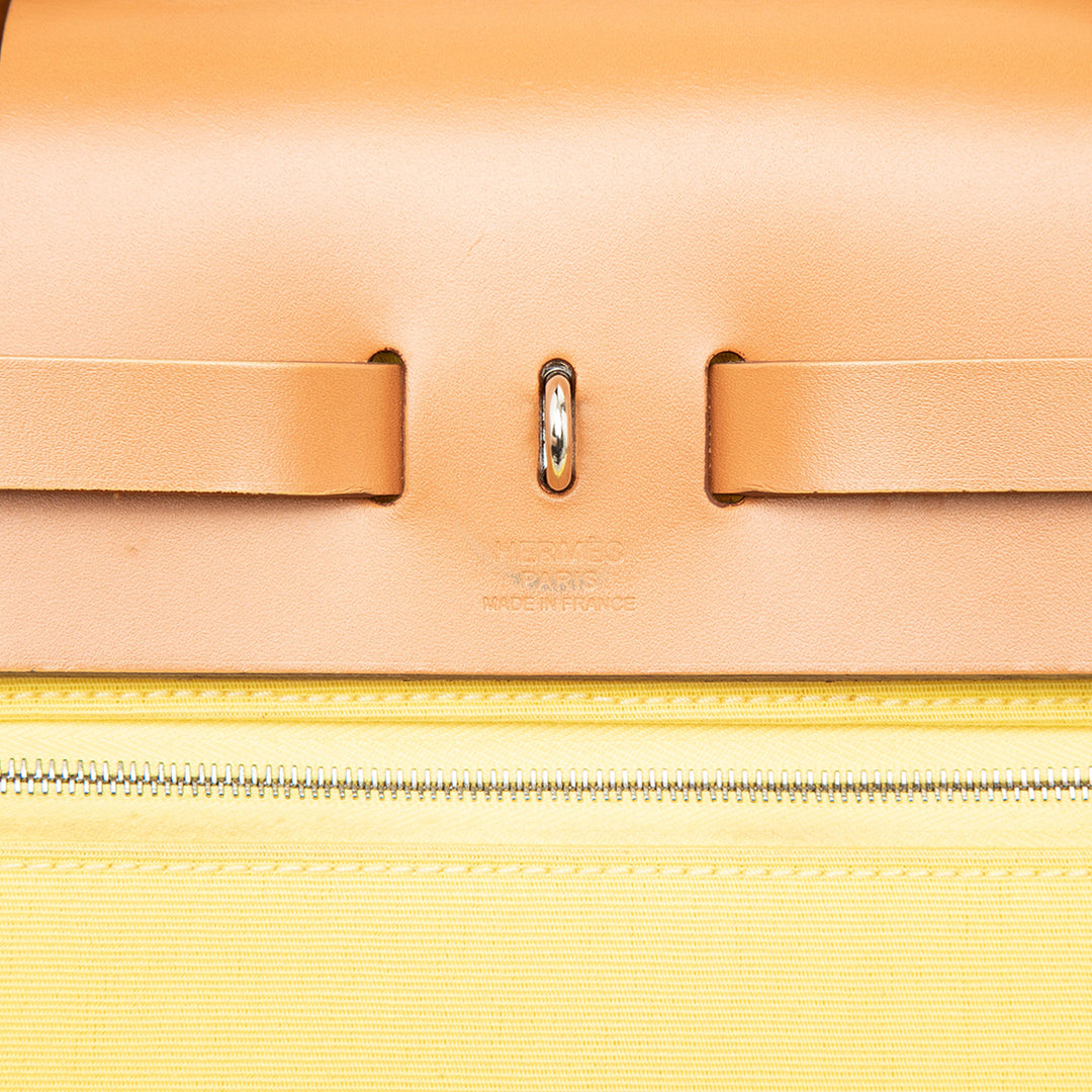 Hermès Sac à main Herbag Zippé 31 Marron – vue 5 – GABY PARIS