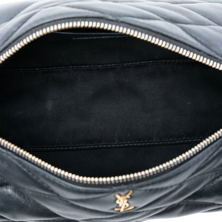 Saint Laurent Small Matelassé Cuir d’agneau Sade Tube Sac