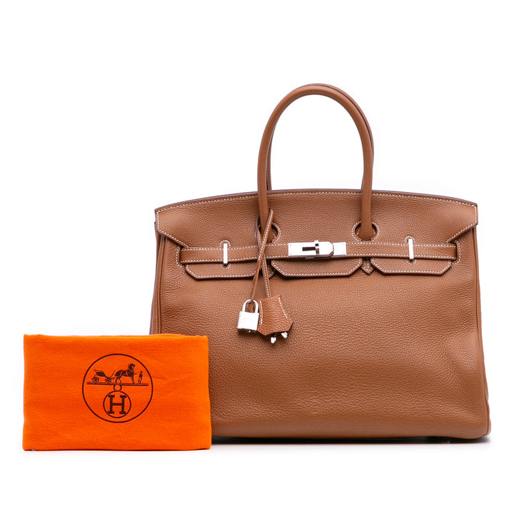 Togo Birkin Retourne 35 Brown - Gaby Paris