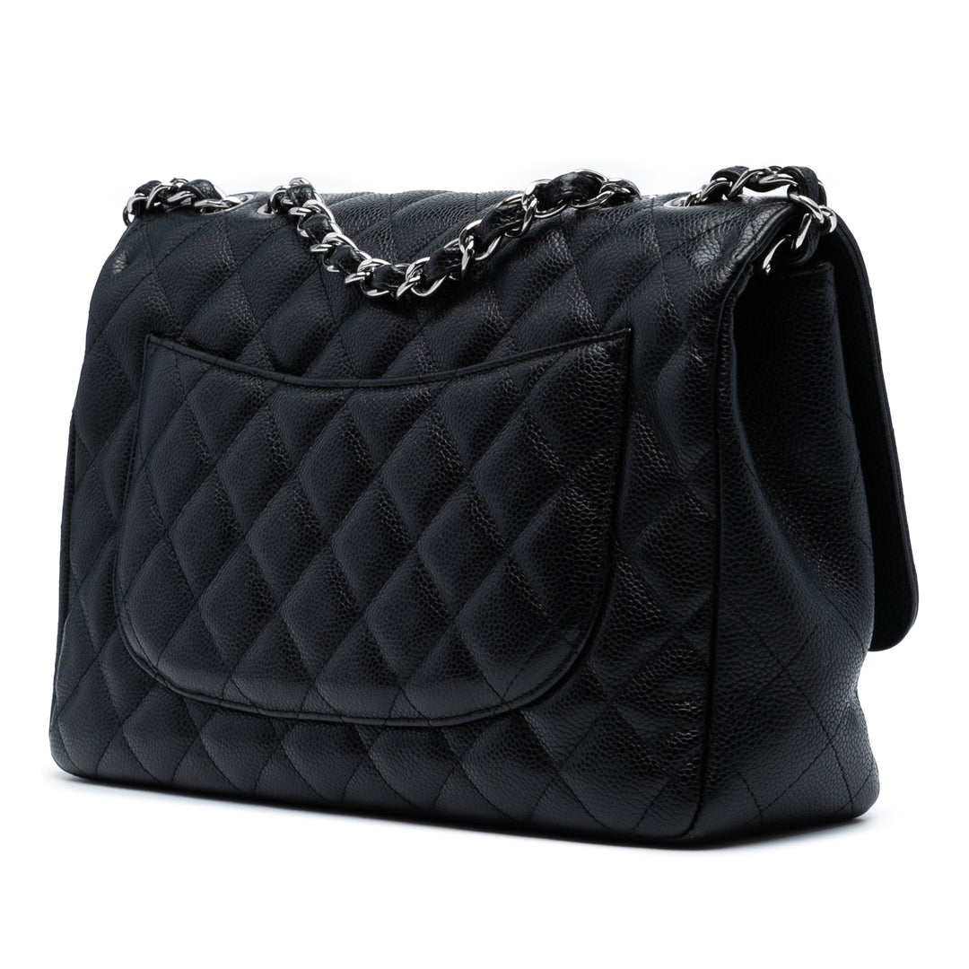Chanel Jumbo Classic Caviar Simple rabat