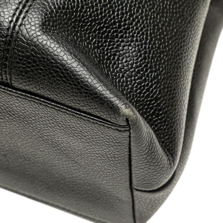 Caviar LAX Embroidered Logo Tote Black - Gaby Paris