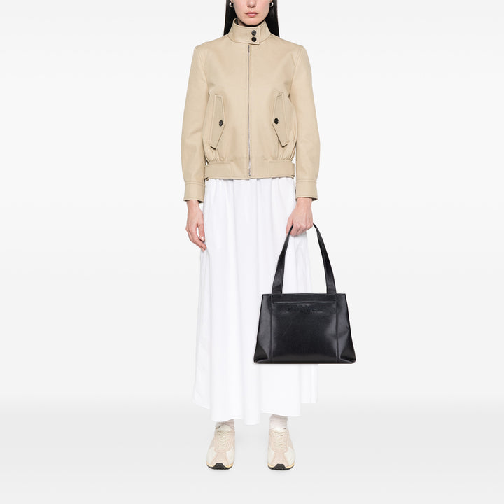 Caviar LAX Embroidered Logo Tote Black - Gaby Paris