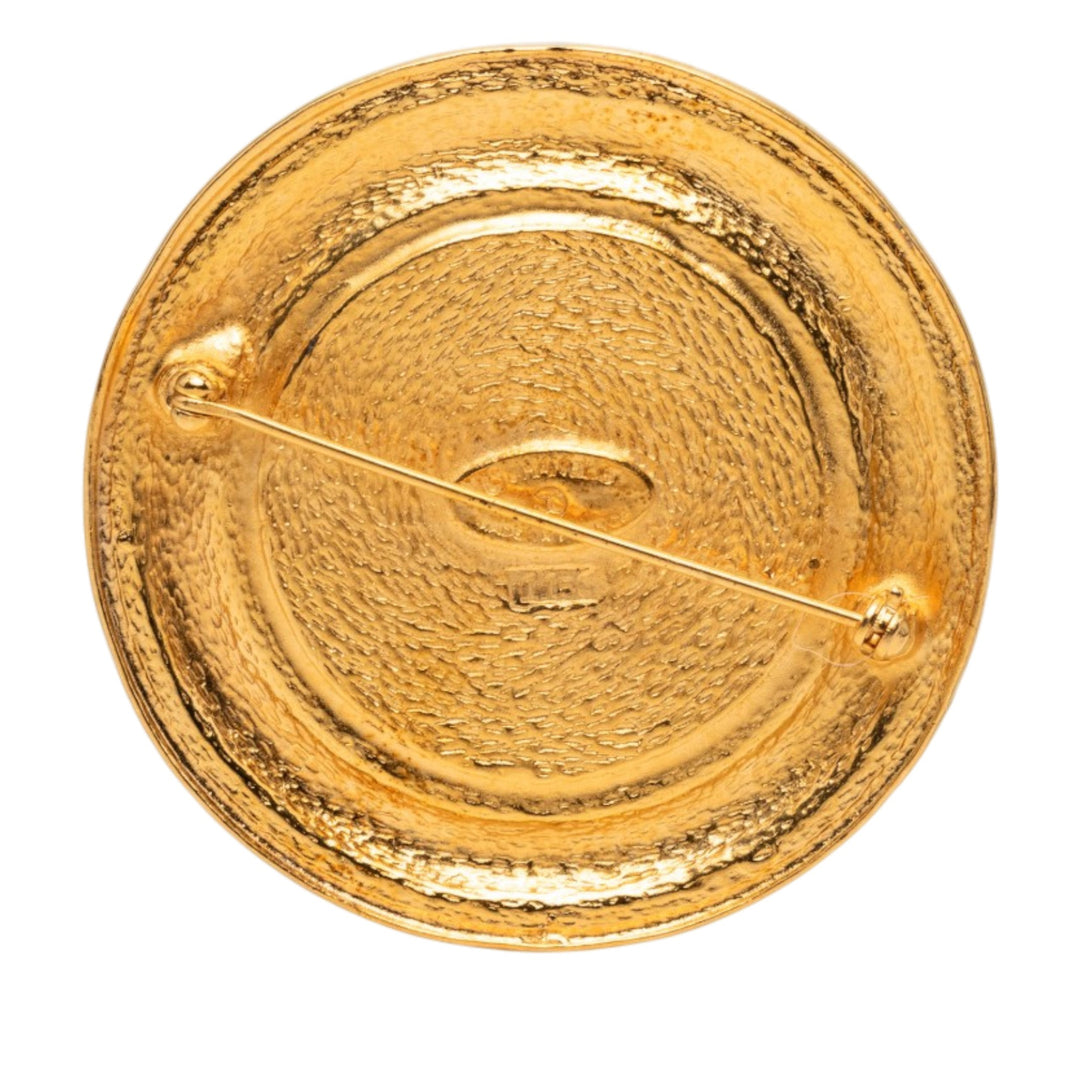 Chanel plaqué 31 Rue Cambon Rond Broche