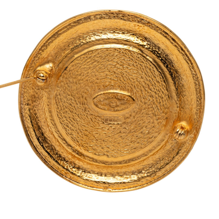 Chanel plaqué 31 Rue Cambon Rond Broche