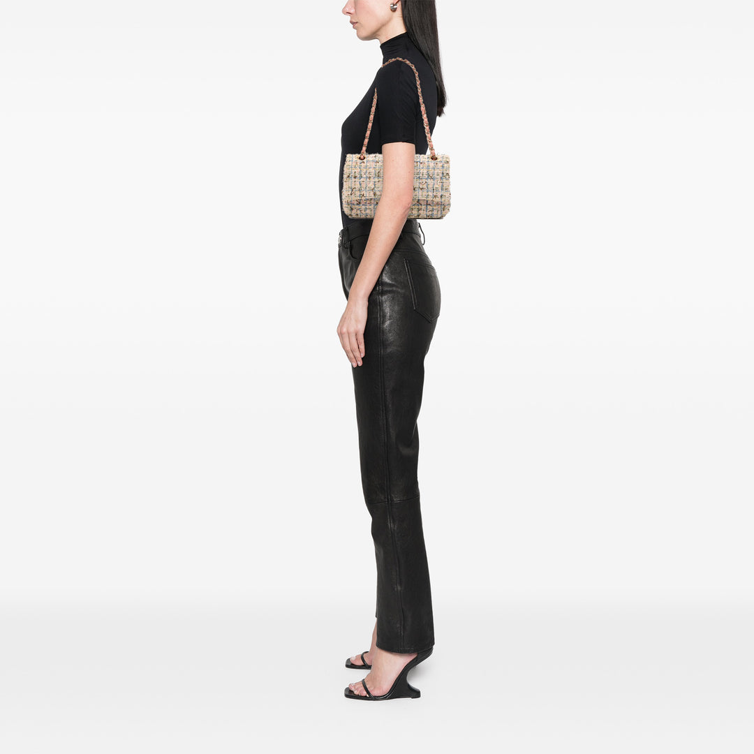 Chanel Medium Classic Boucle Tweed Double rabat