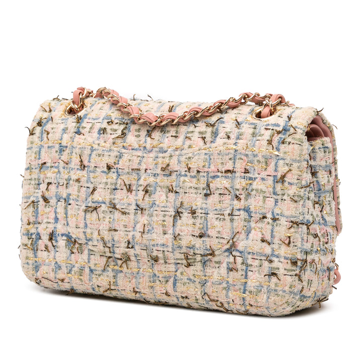 Chanel Medium Classic Boucle Tweed Double rabat