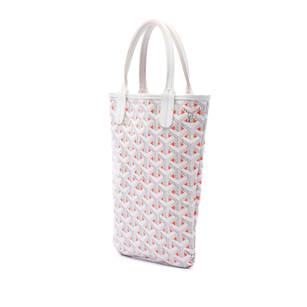 Goyard Sac à main Poitiers Claire Voie Goyardine Blanc – vue 2 – GABY PARIS