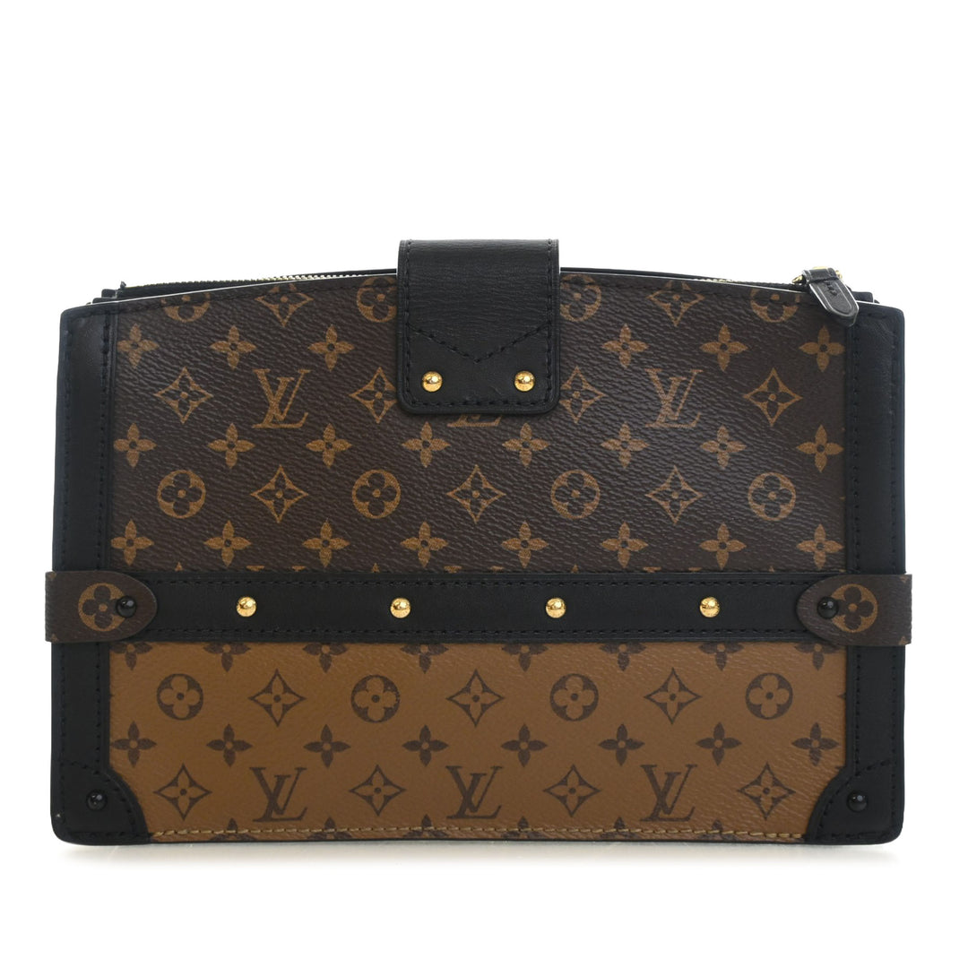 Trunk Pochette Monogram Reverse Marron