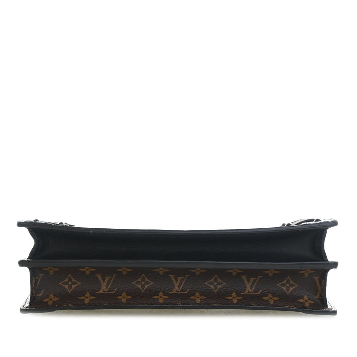 Trunk Pochette Monogram Reverse Marron