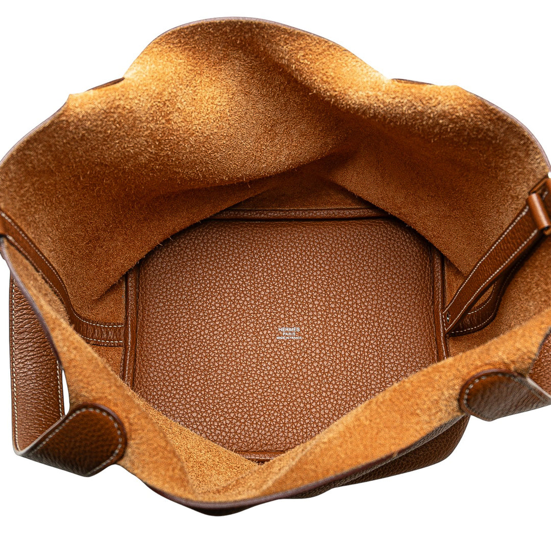 Hermès Clemence Picotin Lock 18 Marron – GABY PARIS Authentique